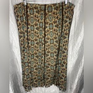 Emma James polyester midi skirt